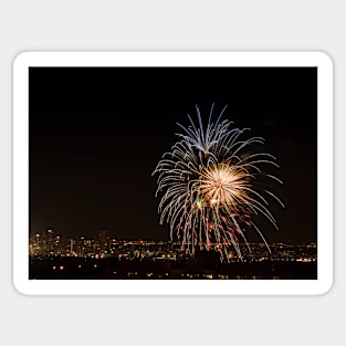 Fireworks Over Colorado Sticker